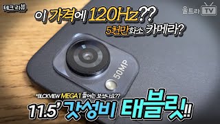 미친 갓성비의 11.5인치 태블릿│이가격에 120Hz라구??│블랙뷰 메가1 [테크리뷰]