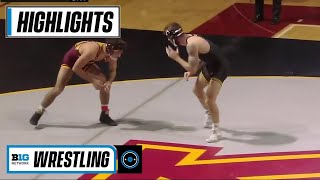 141 LBS: #1 Jaydin Eierman (Iowa) vs. Marcos Polanco (Minnesota) | 2021 B1G Wrestling