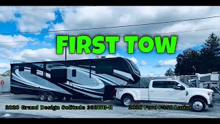 First Tow | Ford F450 | Grand Design Solitude 382WB-R | Washing RV