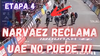 RESUMEN ETAPA 4 TOUR DOWN UNDER 2025/NARVAEZ RECLAMA Y HACE TERCERO UAE NO PUEDE GANAR