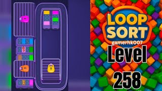 Loop Sort Level 258 Walkthrough Solution