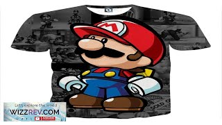 Super Mario collab Lego Figure Cool Style Streetwear T-Shirt Review