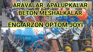 ARAVALAR, LESALAR, BARCHA TURDAGI APALUPKALAR VA BETON MESHALKALAR.☎️+998993002142/ /21.08.2023