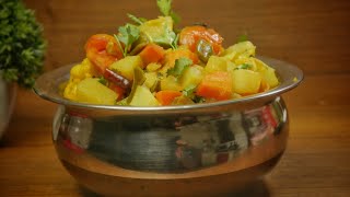 স্বাদে ম্যাজিক মসলায় শীতকালীন সবজি।Shade Magic Spice Winter Vegetable curry | Ingredients in English