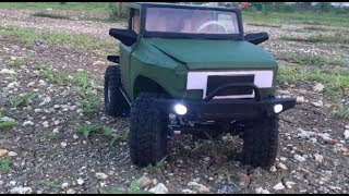 RC Homemade | Upgrade on my Rc truck 4x4 HSP RGT FTX to Ecx Barrage with Cardboard at home