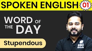 Word of the day - Stupendous | Spoken English | Vocabulary | English by Sandeep Kesarwani Sir