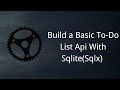 Actix-Web | Build a ToDo List Api with Sqlite Database | SQLx | Rust | Tutorial | CRUD | Restful Api