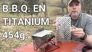 Mini B B Q  en titanium