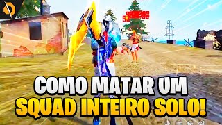 DESCUBRA AGORA COMO LEVAR UM SQUAD SOZINHO NO FF - #shorts