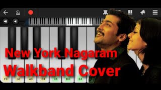 New York Nagaram Song Walkband cover| Piano with Charan|