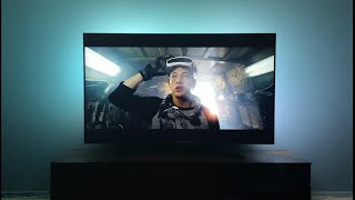 Hue TV ライトリボンとHue Syncのデモンストレーション（Ready Player One）