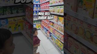 Mau beli bubur bayi #cute #babyshorts #funnyvideo #bayilucu #cutebaby #mainananak #shorts