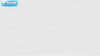 A Basic Intro to xhtml