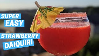 How to make Virgin Strawberry Daiquiri by FoodNSpices #StrawberryDaiquiri