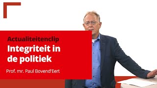 Actualiteitenclip 'Integriteit in de politiek'