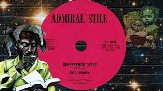 Cecil Brown - conference table