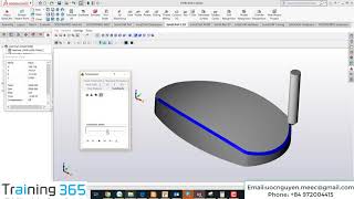 SolidCAM & InventorCAM Tutorial 4 | Contour 3D Milling