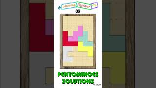 Not an image. #89 (Solution SETUP) Pentominoes Math Puzzle #mathchallenge #Shorts #puzzlegame