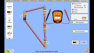 Building a Series Circuit in PhET