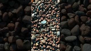 癒される波の音とガラスの石 Soothing sound of waves and glass stones