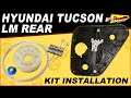 Hyundai Tucson TL (KMH - Korean Ver.) Powerwin REAR Window Regulator repair kit fitting instructions