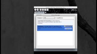 Install Leap Motion library for Processing