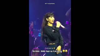 Barcelona BLINKS shocked LISA at concert 🥹 #shorts | Kpopinfinitely