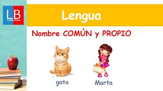 Nombre COMÚN y PROPIO para niños ✔👩‍🏫PRIMARIA