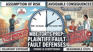 MBE Torts Masterclass: assumption of risk.