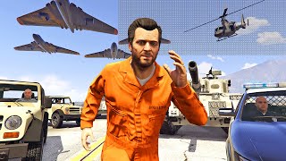 المفاجأة الكبرى 2000 نجمة في لعبة جي تي أي 5 | GTA V 2000 Star Wanted Level