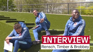 Brobbey, Rensch & Timber | 'We hebben deze teamgeest sinds de jeugd al'