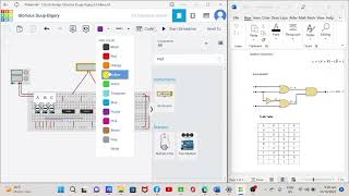 Assemble Boolean expression into circuit using Tinkercad