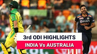 India Vs Australia 3rd ODI Highlights | Indian won by 13 runs