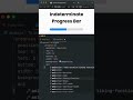 Indeterminate Progress Bar Animation #shorts