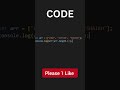 Array in JavaScript #shorts #interview