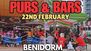 Benidorm - PACKED Pubs \u0026 Bars with COLD Weather!┃Strip, Levante \u0026 Derramador