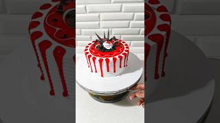 1/2Kg Strawberry Cake Design || Cake Making Video #shorts #youtubeshorts #viralvideo #trending #cake