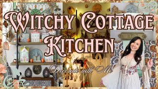 WITCHY COTTAGE KITCHEN DECOR | Cozy Fall Decorating Ideas | Whimsical Halloween Home Decor 2025 🍂