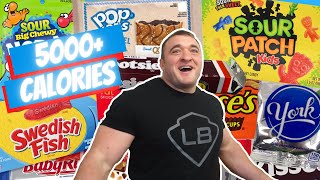 Strongmen TRY American Candy for the FIRST TIME || 5000+ CALORIES