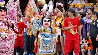 2018 柔佛古庙游神 JB Chingay ~  新山洪扬神将团  参拜五尊神明 @ 行宫 (4K UHD)