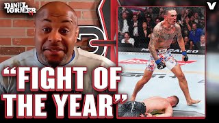 Daniel Cormier calls Max Holloway’s UFC 300 KO of Justin Gaethje FIGHT OF THE YE