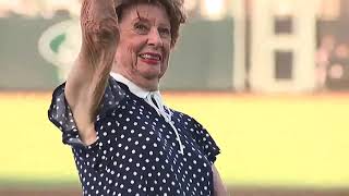 WATCH: WWII veteran throws first pitch at Aviators Independence Day celebration