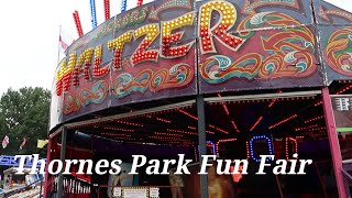 Thornes Park Fun Fair Wakefield Full walk around August 2021