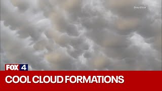 Mammatus clouds form in North Texas on Sunday night. Here's how they are formed.