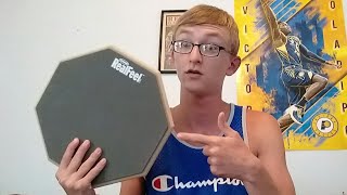 Evans RealFeel Practice Pad Unboxing and Playing!!