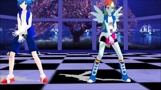 [MMDxSTHxMLP][DL]Lean on-Sonic(Sonicgamer) y Rainbow Dash(karen gamer)