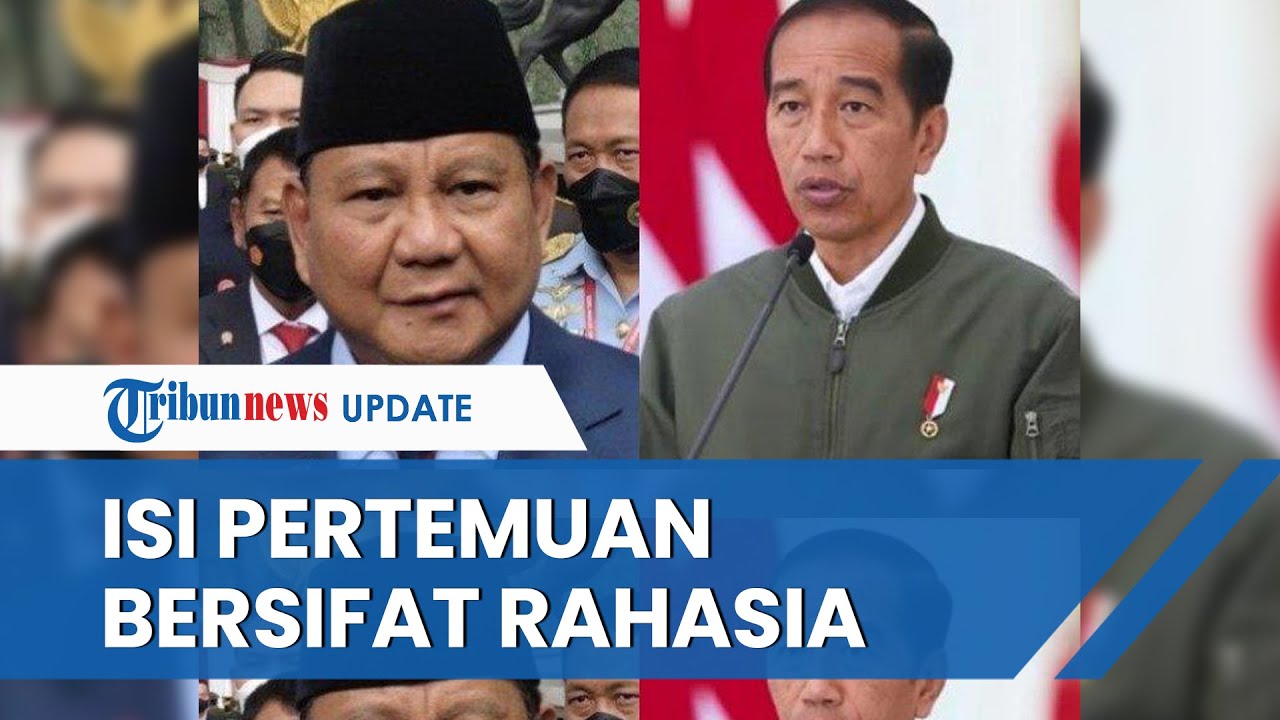 Bertemu Jokowi Di Istana, Prabowo Subianto: Pertemuan Presiden Dengan ...