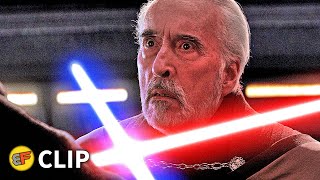 Obi-Wan & Anakin vs Count Dooku | Star Wars Revenge of the Sith (2005) Movie Clip HD 4K