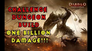 CHALLENGE Dungeon Build: 1 Billion DMG - 2K Reso Crusader  - Diablo Immortal