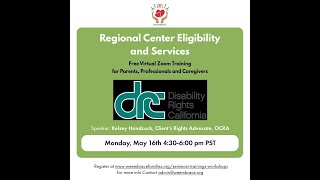 California Regional Center Eligibility and Services